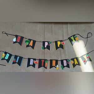 Hey Bear Happy Birthday Banner